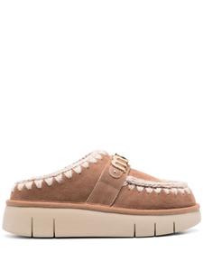 Mou мюли с логотипом, нейтральный цвет