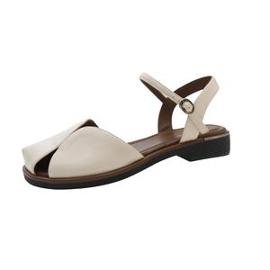 Сандалии с одним ремешком 2 см женские WUJI, Beige