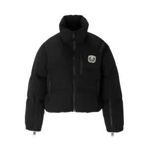 Пуховик женский черный Onitsuka Tiger