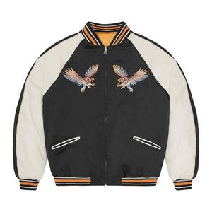 Куртка Corteiz Satin Souvenir Reversible Jacket, черный