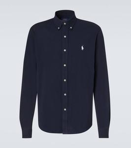 Хлопковая рубашка Polo Ralph Lauren, Aviator Navy
