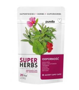 Purella Superfoods, Иммунитет, травяная смесь, 20 пакетиков