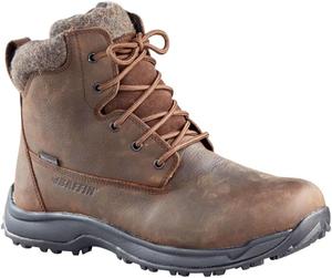 Мужские ботинки Baffin TRURO водонепроницаемые, дышащие, теплые, с утеплителем, с амортизирующей подошвой, противоскользящие, северного уровня, кожаные, на щиколотку, коричневый