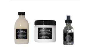 Набор шампуня и кондиционера Daweinisi OI для очищения, разглаживания и увлажнения 280 мл + 250 мл + 135 мл DAVINES, shampoo 280ml + conditioner 250ml + hair oil 135ml