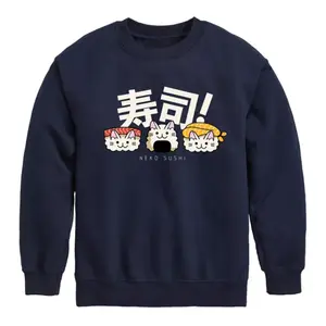 Флисовая толстовка Neko Sushi для мальчиков 8-20 лет Licensed Character, синий