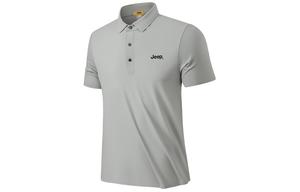 Унисекс поло Jeep, светло-серый