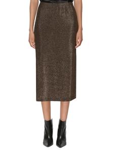 Юбка миди Erica Solid Straight Walter Baker, золотой