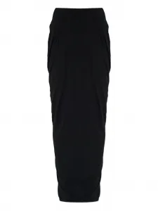 Драпированная юбка миди Entire Studios, черный