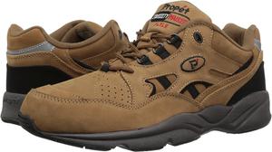 Кроссовки Propet Stability Walker Medicare/HCPCS Code = A5500 Diabetic Shoe, цвет Chocolate/Brown Nubuck