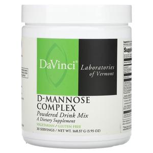 Сухая смесь для приготовления напитка DaVinci Laboratories of Vermont с комплексом D-маннозы, 168,57 г
