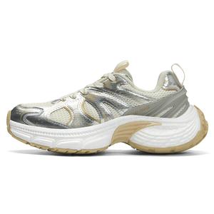 Kuding Амортизирующие нескользящие дышащие массивные кроссовки унисекс на низком ходу Gold, цвет Gold