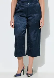 Брюки-Кюлоты mary weites gerades bein komfortbund Ulla Popken, Marine