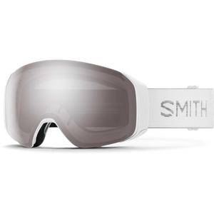 Снежные очки 4D MAG S Smith, White Chunky Knit/ChromaPop Sun Platinum Mirror