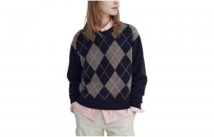 Трикотаж женский темно-синий Uniqlo