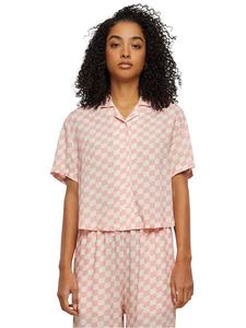 Urban Classics Блузка розово-белого цвета