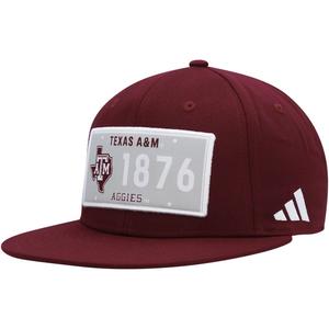 Мужская кепка Snapback adidas Maroon Texas A&M Aggies Founded