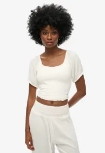 Блузка со сборками Superdry & Co, Off White