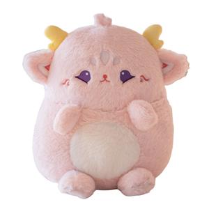 Плюшевая игрушка Doodoo Dragon, 38 см Fox fairy, розовый