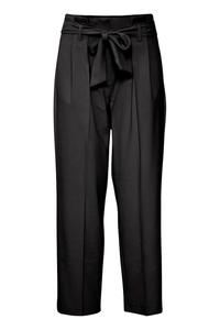Свободные брюки со складками спереди b.young Danta, черный