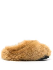 The Attico мюли Mini Robin, коричневый