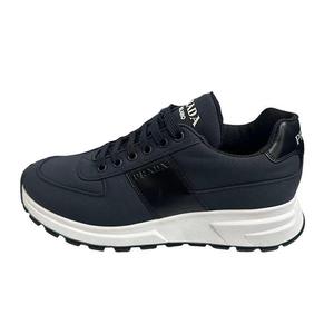 PRADA Низкие повседневные кроссовки Men's Navy Blue