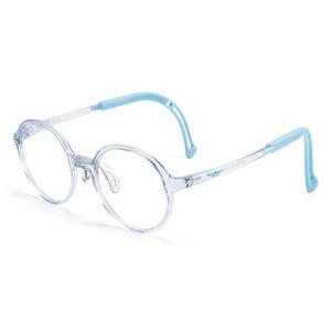 Police Круглая оправа для очков детская, VK160K-097D/Transparent Light Blue