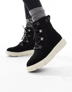 Ботинки для походов Sorel Explorer III Joan черного и бежевого цветов