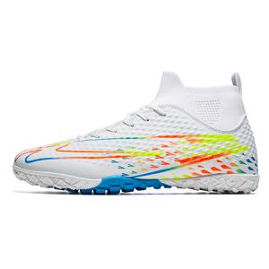 Футбольные бутсы унисекс с высоким верхом желтый/оранжевый/синий Double Star 88