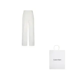 Женские повседневные брюки Calvin Klein, слоновая кость