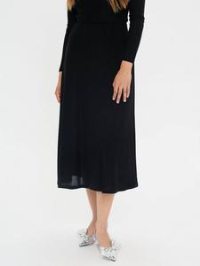 Юбка миди Noella с металлическим эффектом Saint Tropez, Black