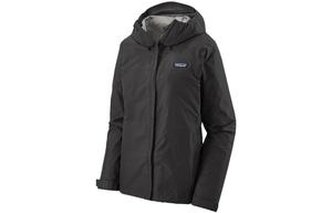Patagonia Трехслойная дождевая куртка с логотипом, Black/Blk