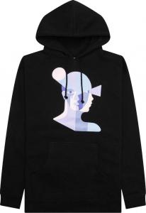 Худи KidSuper Bauhaus Face 'Black', черный