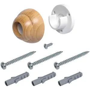 Настенные кронштейны Тюринген для карнизов Ø 28 мм Liedeco, Natur