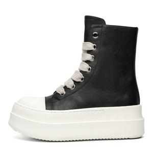 ZHENRAN Высокие мужские кроссовки, черные