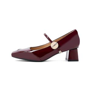 Туфли Мэри Джейн женские Comely, цвет Burgundy