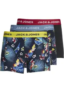 Сундук Jack & Jones "JACFLOWER BIRD TRUNKS 3 PACK NOOS" (упаковка, 3 шт.), цвет Surf The Web