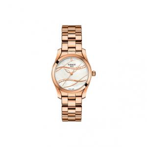 TISSOT Часы Women's Sea Wave Series Watch, Pearl Mother of Pearl White Dial