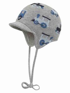 Döll Кепка на завязках серо-синего цвета
