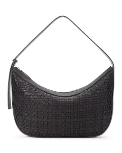 Большая замшевая сумка через плечо Staud, коричневый