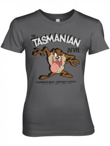 Футболка The Tasmanian Devil Girly Tee Looney Tunes , серый