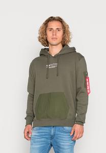 Худи Alpha Industries Hoodie, Dark Olive/Dark Green