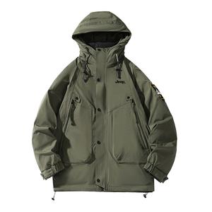 Jeep Унисекс пуховик, Army Green (Silver Ion Lining Warming)