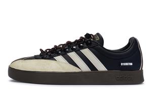 Кроссовки adidas neo Vl Court Skateboarding Shoes Unisex Low-top Beige, черный/бежевый