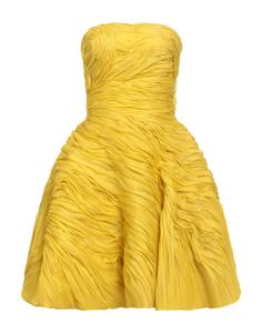 Мини-платье Ermanno Scervino, желто-оранжевый