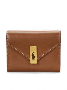 Маленький женский кошелек 427886734008 Polo Ralph Lauren, коричневый