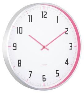 Настенные часы Karlsson Sporty, 4x40x4 см, розовый