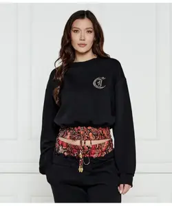 Толстовка Cropped fit Just Cavalli, черный
