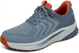 Мужские ортопедические кроссовки-слипоны Orthofeet Tilos с открытыми руками, синий/оранжевый