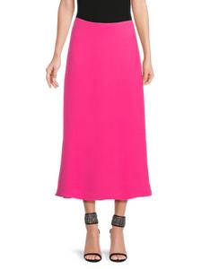 Шелковая юбка-миди А-силуэта Valentino, цвет Mild Orchid