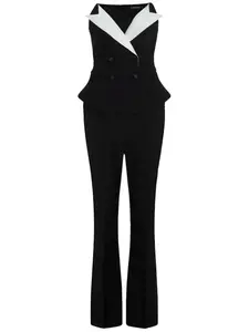 Комбинезон Karl Studio строгого кроя KARL LAGERFELD, черный